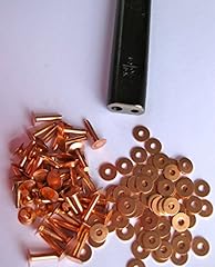 Copper saddlers rivets for sale  Delivered anywhere in UK