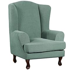 Turquoize wingback chair for sale  Delivered anywhere in USA 