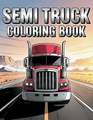 Semi truck coloring for sale  Delivered anywhere in USA 