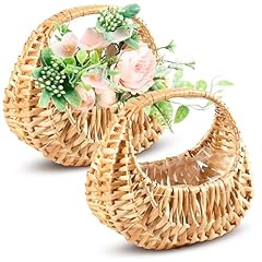 2pcs small wicker for sale  Delivered anywhere in USA 