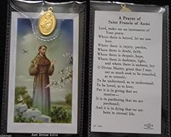 Francis prayer card for sale  Delivered anywhere in UK