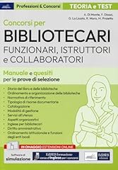 Concorsi per bibliotecari usato  Spedito ovunque in Italia 