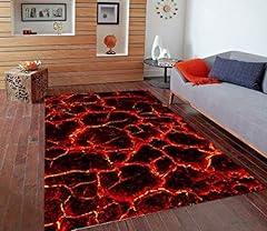 Hot lava rug for sale  Delivered anywhere in USA 