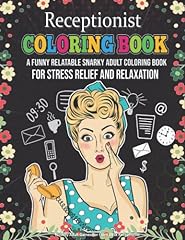 Receptionist coloring book. for sale  Delivered anywhere in USA 