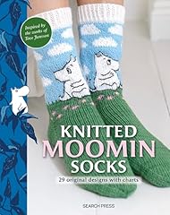 Knitted moomin socks usato  Spedito ovunque in Italia 