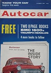 Autocar magazine 1965 for sale  Delivered anywhere in UK