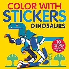 Color stickers dinosaurs for sale  Delivered anywhere in USA 