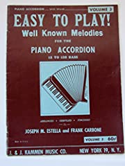 Easy To Play! Well Known Melodies for the PIANO ACCORDION for sale  Delivered anywhere in Canada