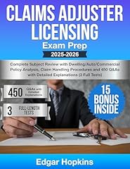 Claims adjuster licensing usato  Spedito ovunque in Italia 