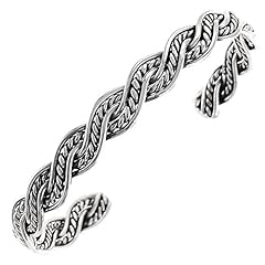 Sterling silver braided for sale  Delivered anywhere in USA 