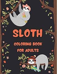 Sloth coloring book usato  Spedito ovunque in Italia 