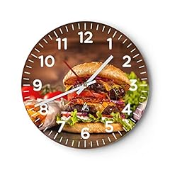 Modern wanduhr hamburger gebraucht kaufen  Wird an jeden Ort in Deutschland