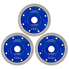 Diamond Saw Blade,3Pcs Super Thin Cutting Disc 115mm for sale  Delivered anywhere in UK