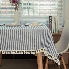 Meioro tablecloths striped for sale  Delivered anywhere in UK