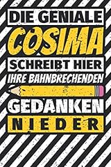 Notizbuch liniert cosima gebraucht kaufen  Wird an jeden Ort in Deutschland