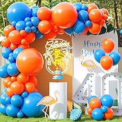 Blue orange balloon for sale  Delivered anywhere in UK