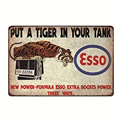 Esso Put a Tiger in Your Tank, Vintage Look Metal Wall, used for sale  Delivered anywhere in Canada