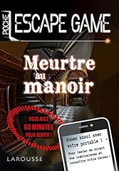 Meurtre manoir d'occasion  Livré partout en Belgiqu