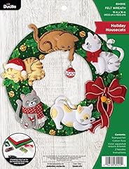 Bucilla holiday housecats for sale  Delivered anywhere in USA 