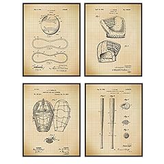 Baseball patent art for sale  Delivered anywhere in USA 