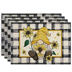 Anydesign sunflower placemats for sale  Delivered anywhere in USA 