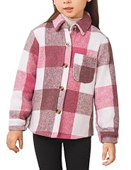 Fdqin girls flannel for sale  Delivered anywhere in USA 