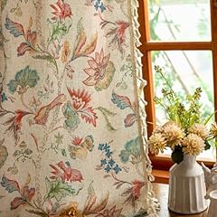 Boho jacobean curtains for sale  Delivered anywhere in UK