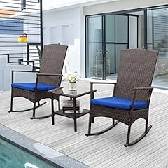 Outdoor wicker rocking for sale  Delivered anywhere in USA 