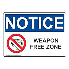 Compliancesigns.com weapon fre for sale  Delivered anywhere in USA 
