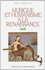 Musique humanisme renaissance d'occasion  Livré partout en France