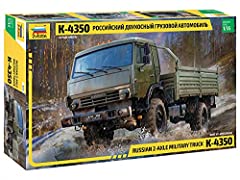 Zvezda 3692 1:35 Russian 2Axle Military Truck K-4350-Model, for sale  Delivered anywhere in UK