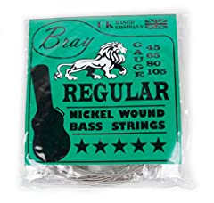 Bray 4 String Bass Guitar Strings (45-105) Perfect for sale  Delivered anywhere in UK