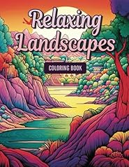 Relaxing landscape coloring d'occasion  Livré partout en France