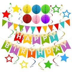 Birthday decorations rainbow for sale  Delivered anywhere in USA 