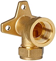 Merriway BH02299 Compression Fitting Wall Plate Elbow,, used for sale  Delivered anywhere in UK