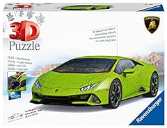Ravensburger - 3D Puzzle, Lamborghini Huracán Evo Verde, Età Consigliata 8+, 108 Pezzi, Misura 25 x 12 x 7 cm usato  Spedito ovunque in Italia 