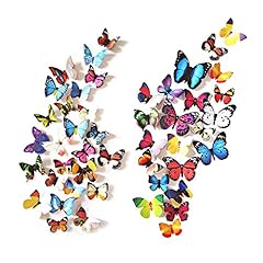 80pcs butterfly wall for sale  Delivered anywhere in USA 