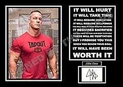 John cena autographed for sale  Delivered anywhere in UK