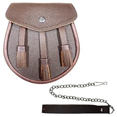 Scottish leather sporran for sale  Delivered anywhere in USA 