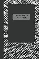 Steelworker notebook 6x9 for sale  Delivered anywhere in UK