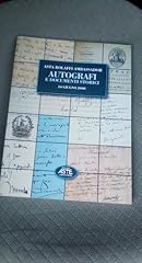 Autografi libri antichi usato  Spedito ovunque in Italia 