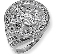 Sterling silver george for sale  Delivered anywhere in UK