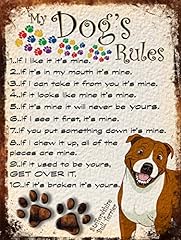 Dog rules retro for sale  Delivered anywhere in UK