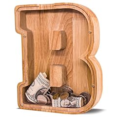 Wooden letter piggy for sale  Delivered anywhere in USA 