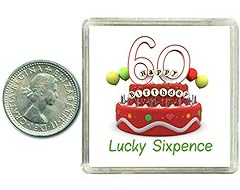 60th birthday lucky for sale  Delivered anywhere in UK