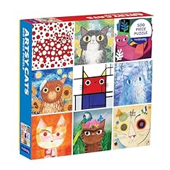 Artsy cats 500pc usato  Spedito ovunque in Italia 