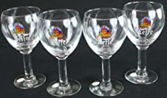 Vintage Belgian Set of 4 Leffe Abbey Beer Glasses by EuroLux Antiques French Antique Vintage Furniture for sale  Delivered anywhere in Canada