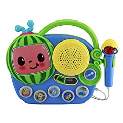 EKids Cocomelon Toy Singalong Boombox with Microphone for sale  Delivered anywhere in UK