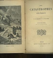 Catastrophes celebres d'occasion  Livré partout en France