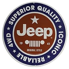 Jeep round embossed for sale  Delivered anywhere in USA 